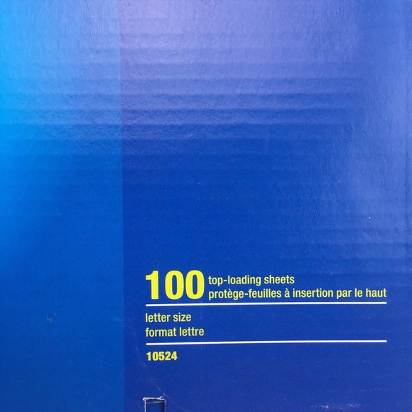 Staples Clear Sheet Protectors 100 Top Loading Letter Size 10524 - Picture 2 of 4